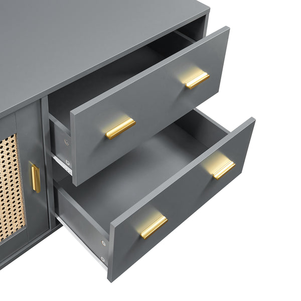 Meuble TV Susa 160 x 40 x 65 cm [en.casa]