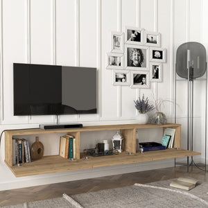 Meuble TV Vihti 180 x 31 x 29,5 cm [en.casa]