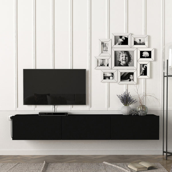 Meuble TV Vihti 180 x 31 x 29,5 cm [en.casa]