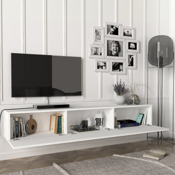 Meuble TV Vihti 180 x 31 x 29,5 cm [en.casa]