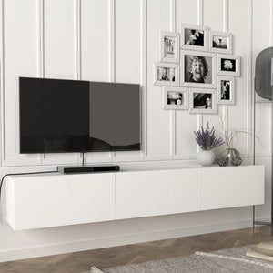 Meuble TV Vihti 180x31x29,5cm en différentes couleurs [en.casa] - premiumXL