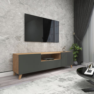 Meuble TV Torsby avec 3 portes [en.casa] - premiumXL