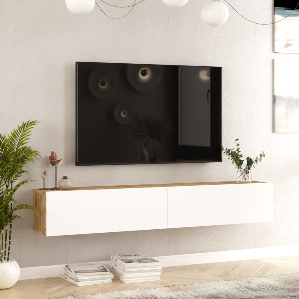 Meuble TV Lapinlahti en différentes couleurs et tailles [en.casa] - premiumXL