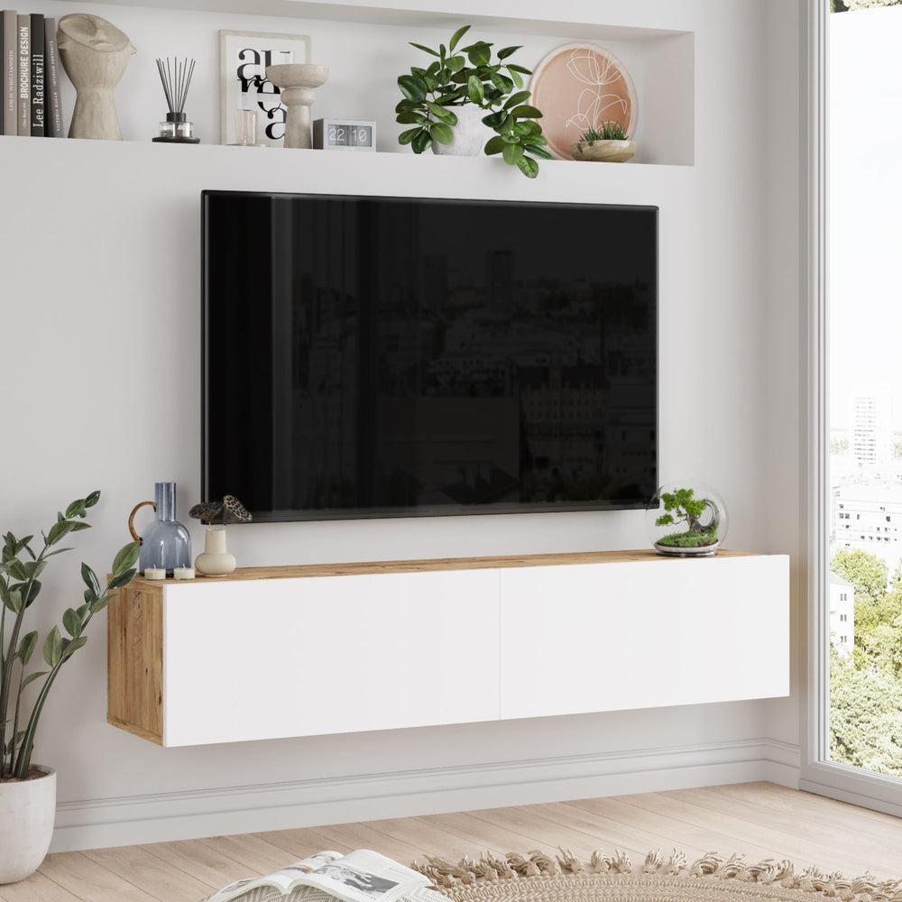 Meuble TV Lapinlahti en différentes couleurs et tailles [en.casa] - premiumXL