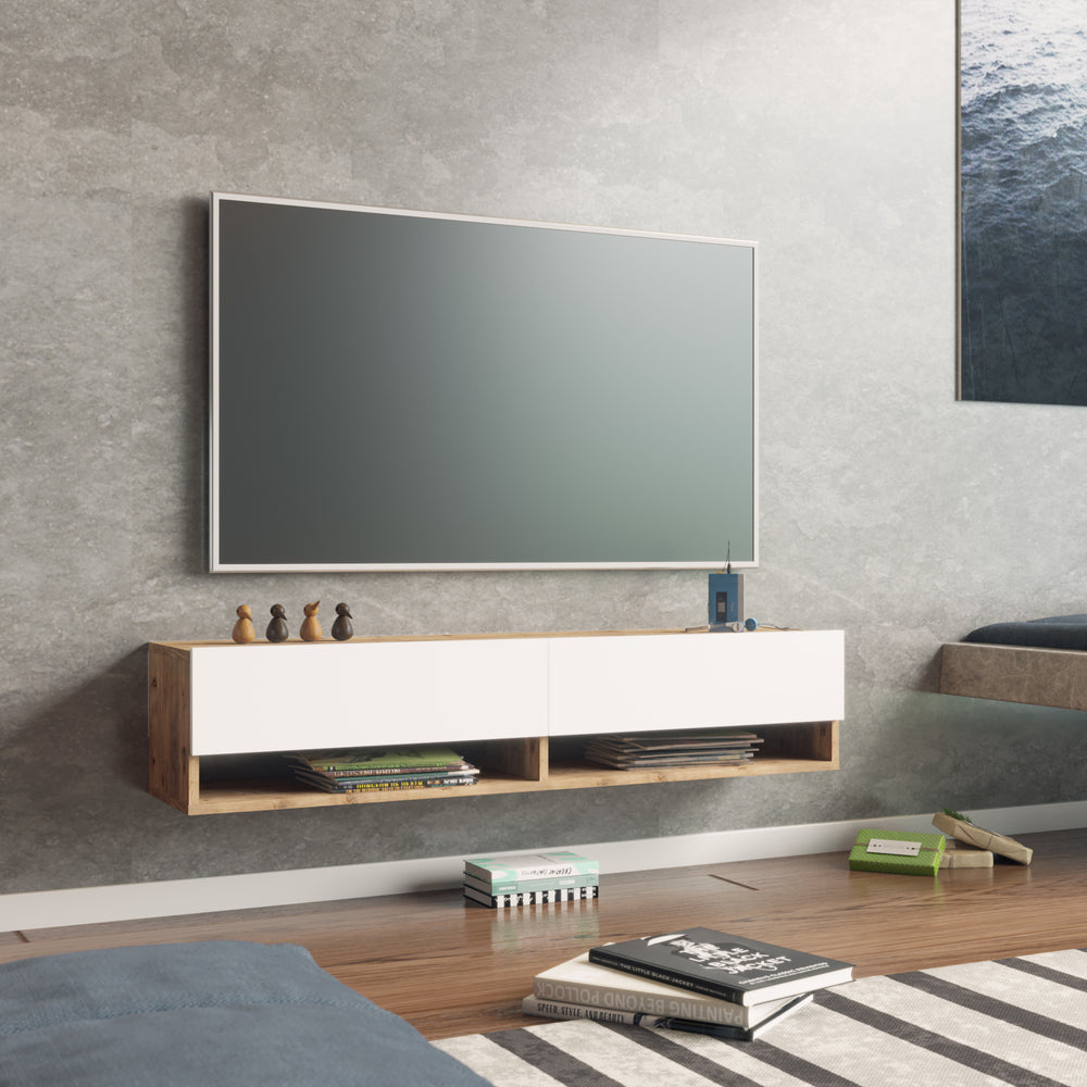 Tavolino TV Laitila in varie dimensioni e colori [en.casa] - premiumXL