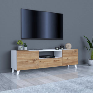 Meuble TV Torsby avec 3 portes [en.casa] - premiumXL
