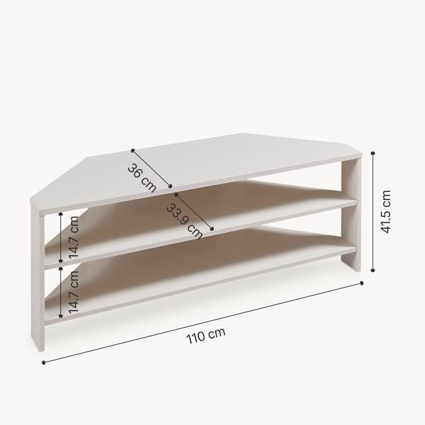 Meuble TV Berg 110 x 36 x 42 cm [en.casa]