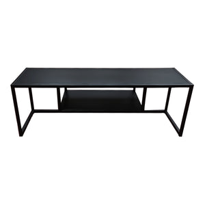 Meuble TV Isokyrö en métal 120 x 40 x 40 cm [en.casa]