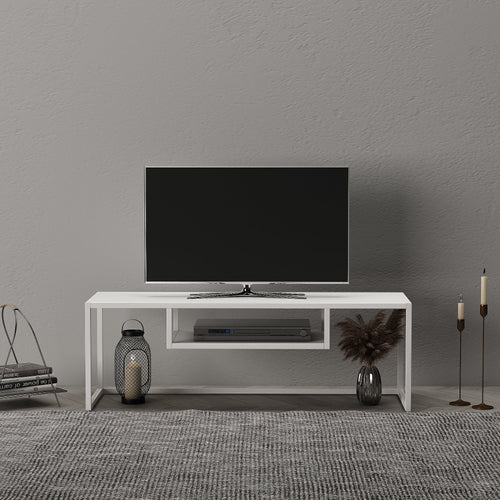 Set di 2 Tavolini Vejen Sovrapponibili Piano Quadrato - Acciaio [en.casa]