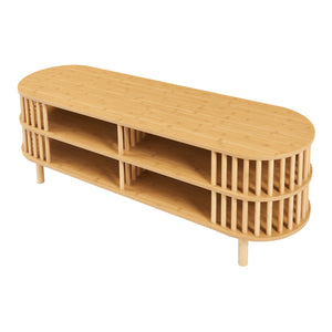 Meuble TV Jarvenpaa bambou naturel [en.casa] 