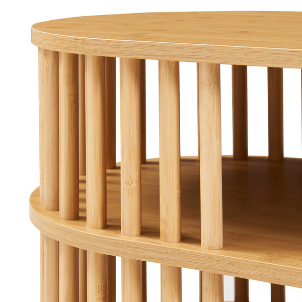 Meuble TV Jarvenpaa bambou naturel [en.casa] 