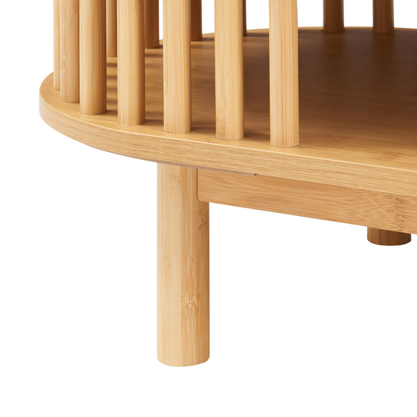 Meuble TV Jarvenpaa bambou naturel [en.casa] 