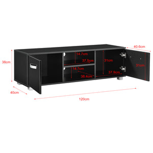 Meuble TV Laugar Panneau de Particules 120 x 40 x 38 cm [en.casa]