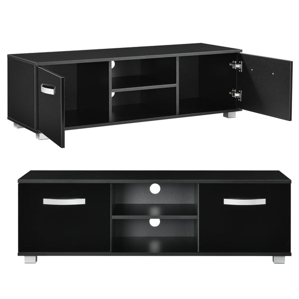 Meuble TV Laugar Panneau de Particules 120 x 40 x 38 cm [en.casa]