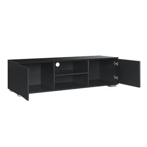 Meuble TV Werpen avec compartiments et portes  35 x 120 x 40 cm MDF [en.casa]