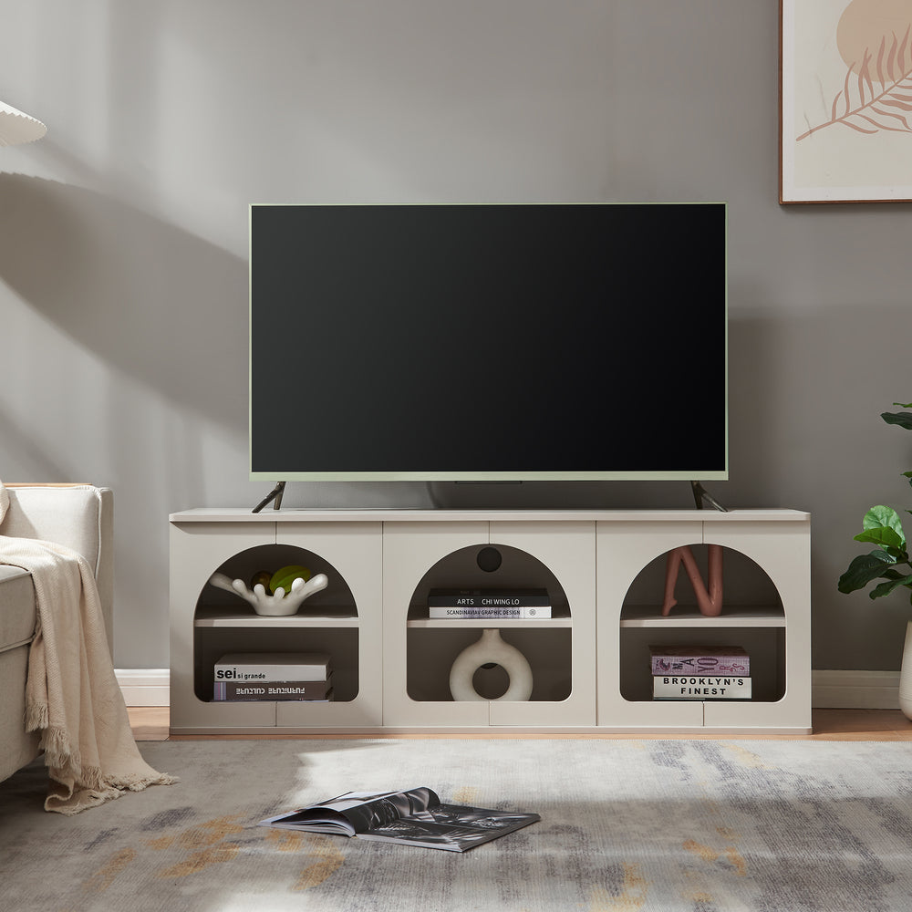 Mobile Porta TV Trorhun con Ripiano 140 x 38 x 48 cm [en.casa]