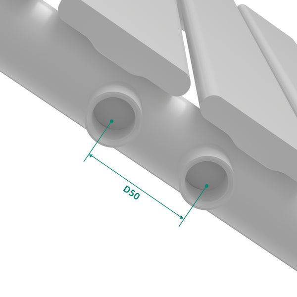Radiateur à panneau plat Nore 249 W acier 60 x 30 cm blanc [neu.haus]
