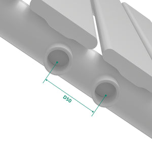 Designheizkörper Nore Weiß 60x60cm Einlagig 459W [neu.haus]