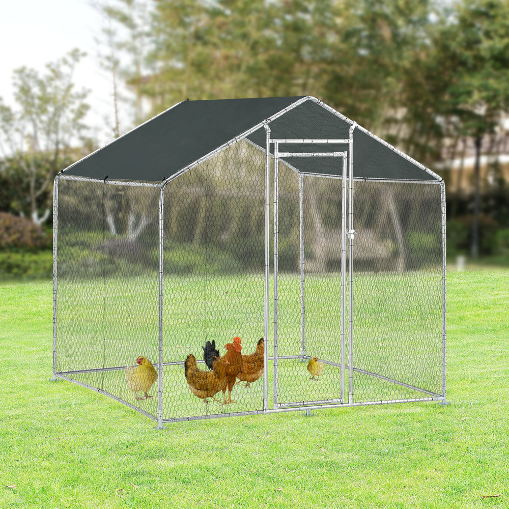Enclos à ciel ouvert Wels avec toit pare-soleil en différentes tailles [pro.tec] - premiumXL