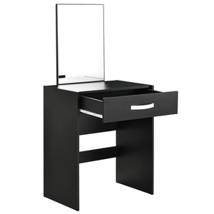 Coiffeuse avec Miroir Tiroir Tabouret Reykjavik 132 x 63 x 39 cm [en.casa]