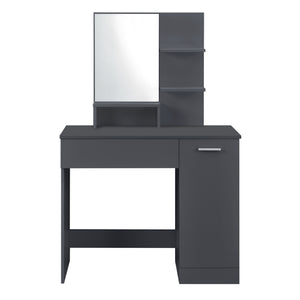 Coiffeuse Design avec Miroir Krugersdorp 138 x 90 x 38 cm [en.casa]