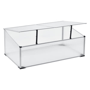 Châssis de Jardin Hoorn Divisée Polycarbonate 100 x 60 x 40 cm [en.casa]