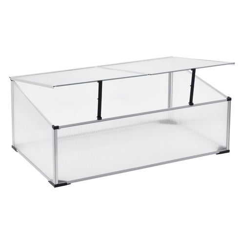 Châssis de Jardin Hoorn Divisée Polycarbonate 100 x 60 x 40 cm [en.casa]