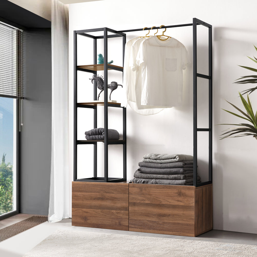 Portant à vêtements Egmating 180 x 120 x 40 cm [en.casa]