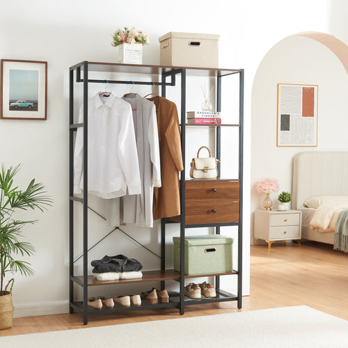 Organizzatore Guardaroba Larem Mobile Porta Abiti [en.casa]