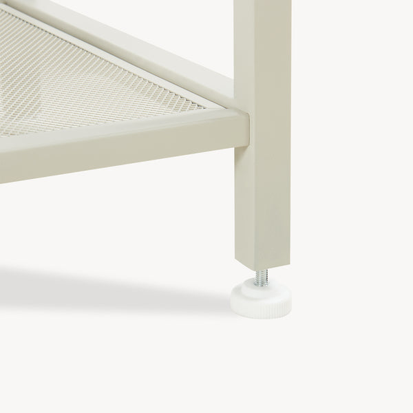 Garderobenständer Napinerg mit Spiegel und Schuhregal 185x98x34 cm [en.casa]