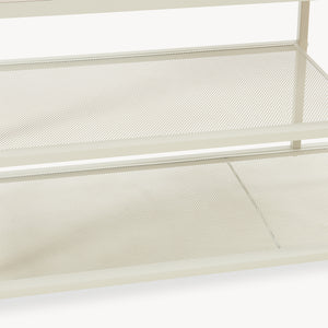 Garderobenständer Napinerg mit Spiegel und Schuhregal 185x98x34 cm [en.casa]