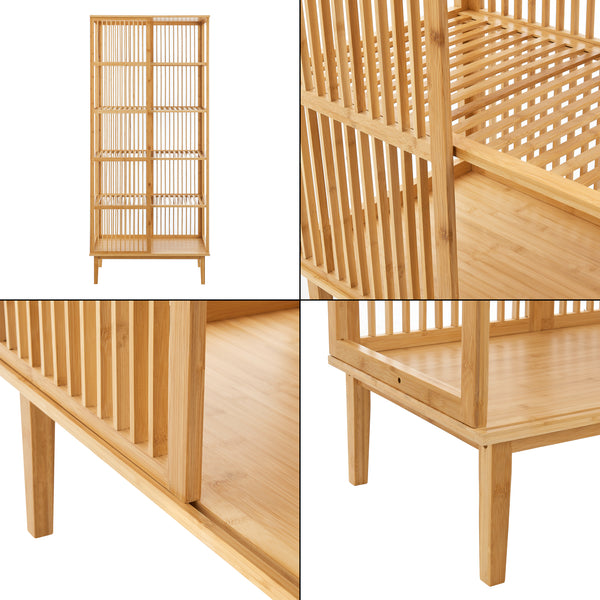 Set Organizzatore Guardaroba in Bambù - Vari Configurazioni [en.casa] 