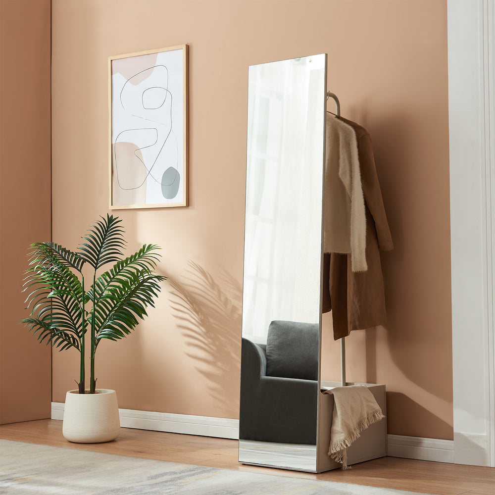 Miroir porte-manteau Saden 165 x 40 x 51 cm [en.casa]