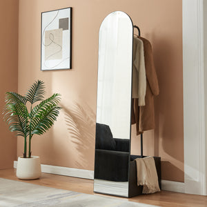 Garderobenspiegel 2-in-1 Kuonta 165x40x51 cm [en.casa]