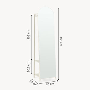 Garderobenspiegel 2-in-1 Frenraby [en.casa]