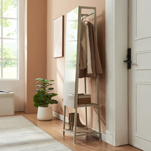Specchio da Terra Klilbojle con Appendiabiti 160 x 40 x 35 cm [en.casa] 