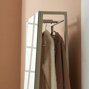 Specchio da Terra Klilbojle con Appendiabiti 160 x 40 x 35 cm [en.casa] 