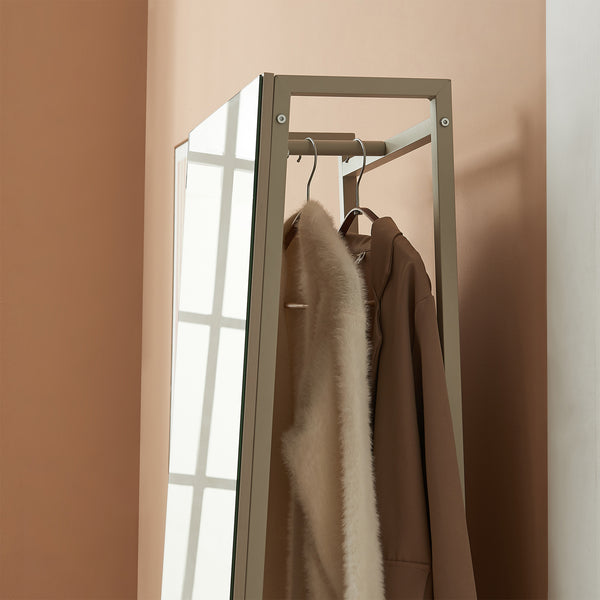 Specchio da Terra Klilbojle con Appendiabiti 160 x 40 x 35 cm [en.casa] 