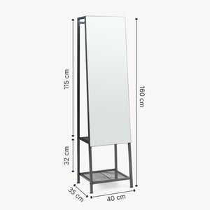 Garderobenspiegel 2-in-1 Klilbojle