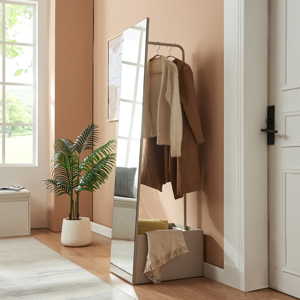 Miroir porte-manteau Saden 165 x 40 x 51 cm [en.casa]