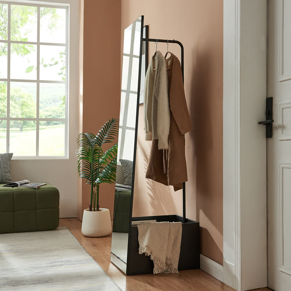 Garderobenspiegel 2-in-1 Saden 165x40x51 cm [en.casa]
