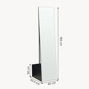 Garderobenspiegel 2-in-1 Saden 165x40x51 cm [en.casa]