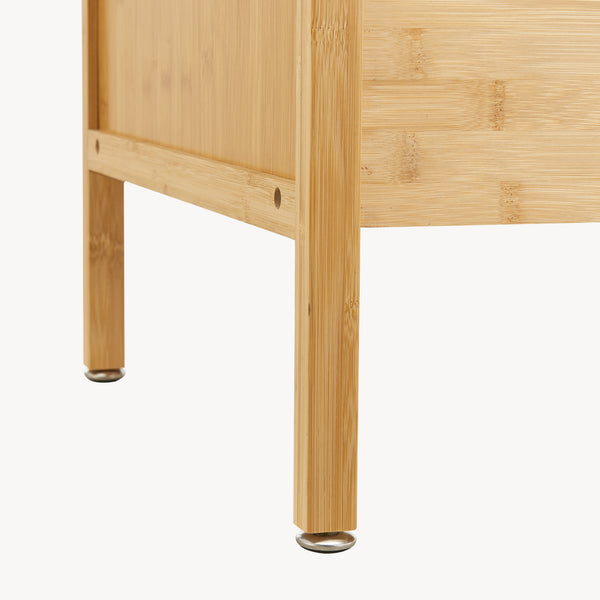 Stand Appendiabiti Varanger Armadio Aperto Guardaroba 185x100x45 cm - Bambù Naturale [en.casa] 