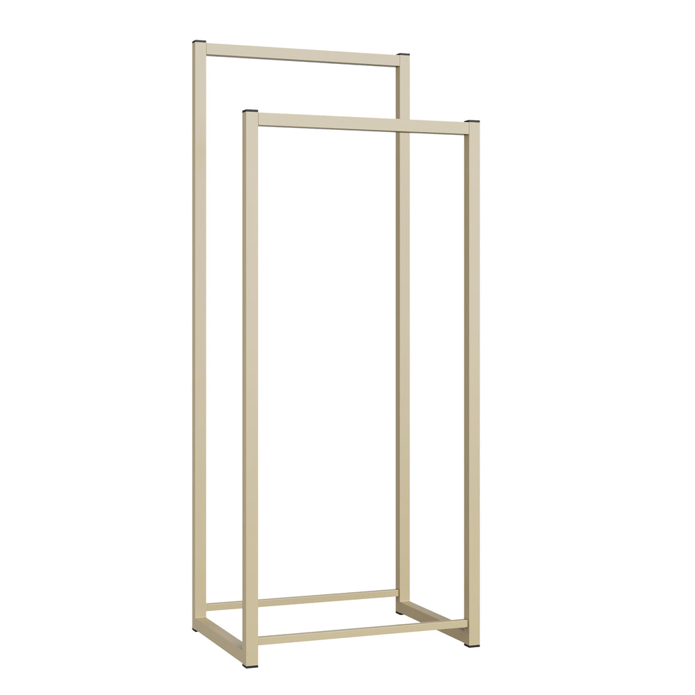 Stand Appendiabiti Holtalen con 2 Barre Organizzatore Guardaroba [en.casa]