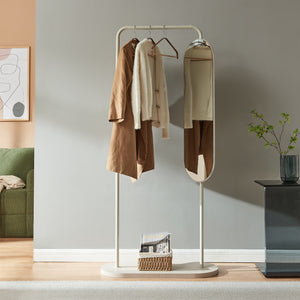 Portemanteau sur pied avec miroir Vamn 167 x 80 x 35 cm [en.casa]
