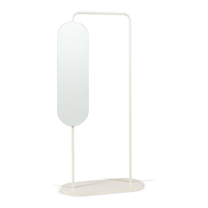 Portemanteau sur pied avec miroir Vamn 167 x 80 x 35 cm [en.casa]