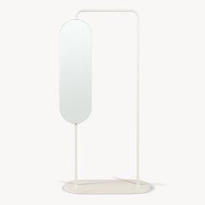 Portemanteau sur pied avec miroir Vamn 167 x 80 x 35 cm [en.casa]