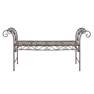 Banc de Jardin Vintage Cossila Extérieur Métal 70x147x46cm couleurs différentes [en.casa]