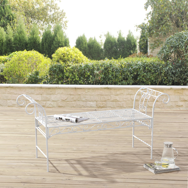 Gartenbank Cossila 70x147x46 cm versch. Farben en.casa