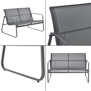 Ensemble de meubles de jardin 4 pièces Anzi acier casa.pro